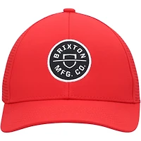 Men's Brixton Red Crest X Trucker Snapback Hat