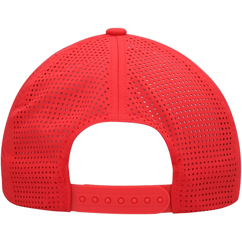 Men's Brixton Red Crest X Trucker Snapback Hat