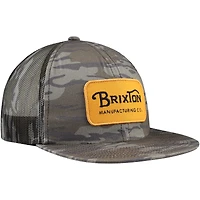 Men's Camo Brixton Grade Trucker Snapback Hat