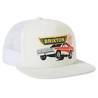 Casquette Snapback Netplus Trucker pour homme de couleur crème Brixton Barona
