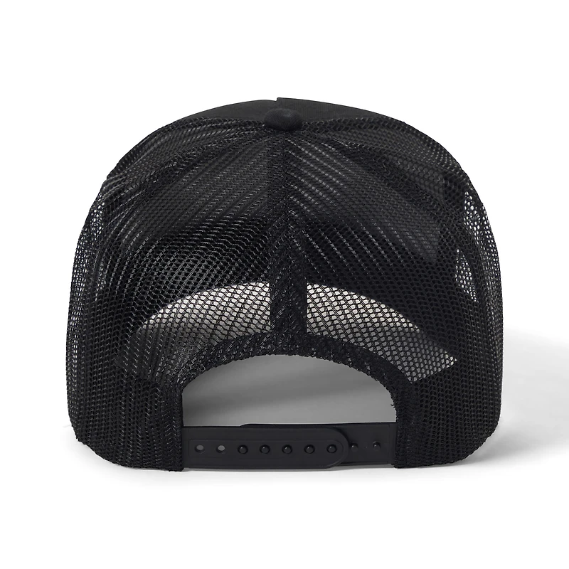 Unisex  Black Brixton Hubal NetPlus Adjustable Trucker Hat