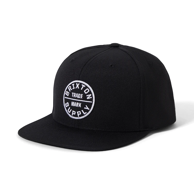 Casquette unisexe noire Brixton Oath III Snapback