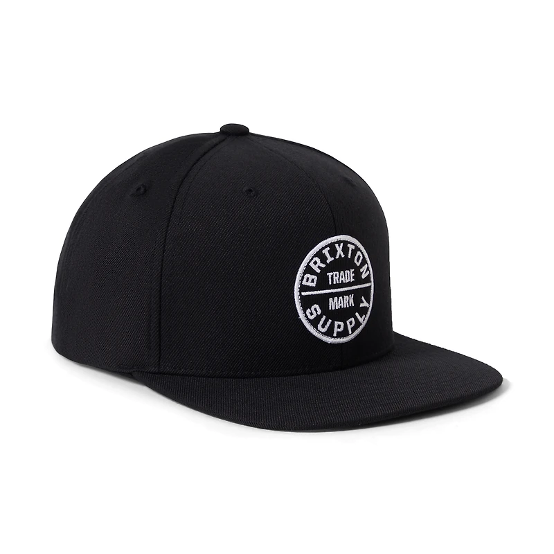 Casquette unisexe noire Brixton Oath III Snapback