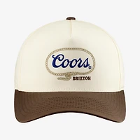 Unisex Brixton  Cream Coors Patch Adjustable Hat