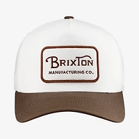 Unisex Brixton  White Grade Trucker Adjustable Hat