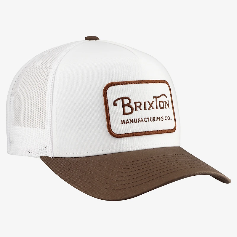 Unisex Brixton White Grade Trucker Adjustable Hat