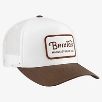 Unisex Brixton  White Grade Trucker Adjustable Hat