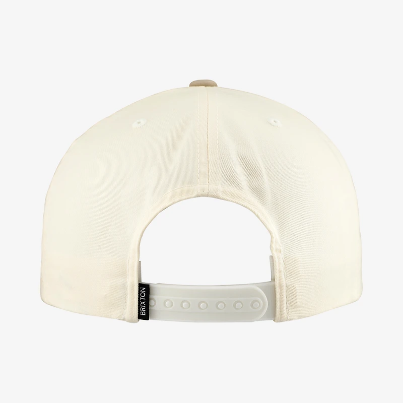 Unisex Brixton White Henry Snapback Hat