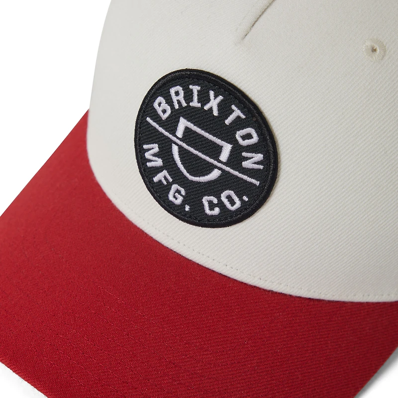 Chapeau unisexe crème Brixton Crest NetPlus ajustable