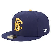 Men's New Era  Navy Brooklyn Cyclones Authentic Collection 59FIFTY Fitted Hat