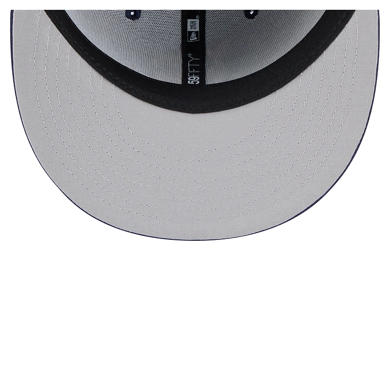 Men's New Era  Navy Brooklyn Cyclones Authentic Collection 59FIFTY Fitted Hat