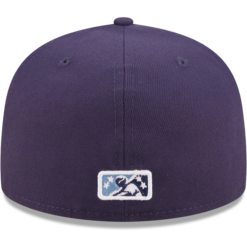 Men's New Era Navy Brooklyn Cyclones Authentic Collection 59FIFTY Fitted Hat