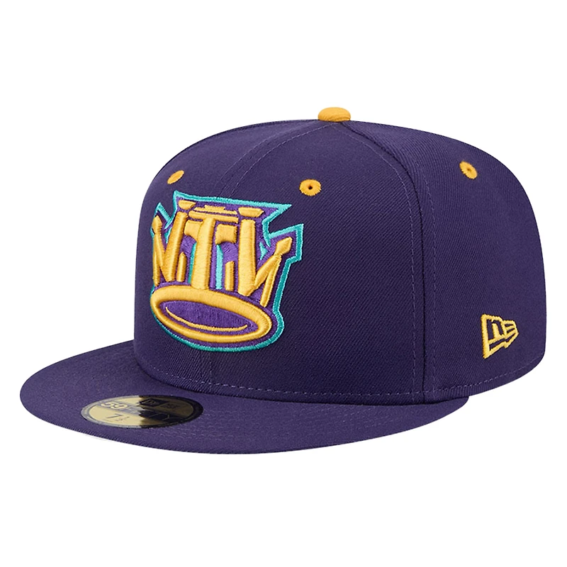 Men's New Era Purple Brooklyn Cyclones Copa de la Diversión 59FIFTY Fitted Hat