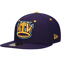 Men's New Era Purple Brooklyn Jefes Copa de la Diversión 59FIFTY Fitted Hat