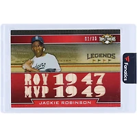 Jackie Robinson Brooklyn Dodgers 2011 Topps Triple Threads Multi Game-Used Relics #TTRL-8 #1/36 Card