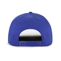 Men's '47 Royal/Brown Brooklyn Dodgers Cooperstown Break Wood Suede Hitch Adjustable Hat