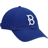 Men's '47 Royal Brooklyn Dodgers Logo Cooperstown Collection Clean Up Adjustable Hat