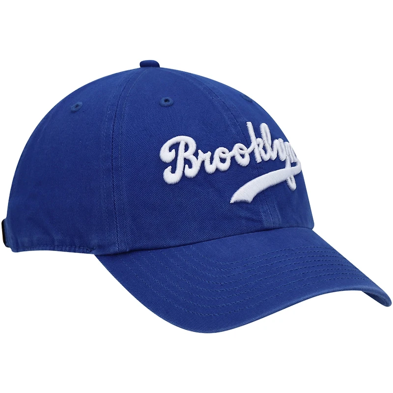Casquette ajustable pour homme '47 Royal Brooklyn Dodgers Logo Cooperstown Collection Clean Up