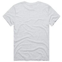 Men's Homage Jackie Robinson Ash Brooklyn Dodgers Cooperstown Collection Pay Player Graphic Tri-Blend T-Shirt