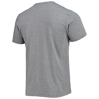 Men's Homage Jackie Robinson Gray/Royal Cooperstown Collection Tri-Blend Icons T-Shirt