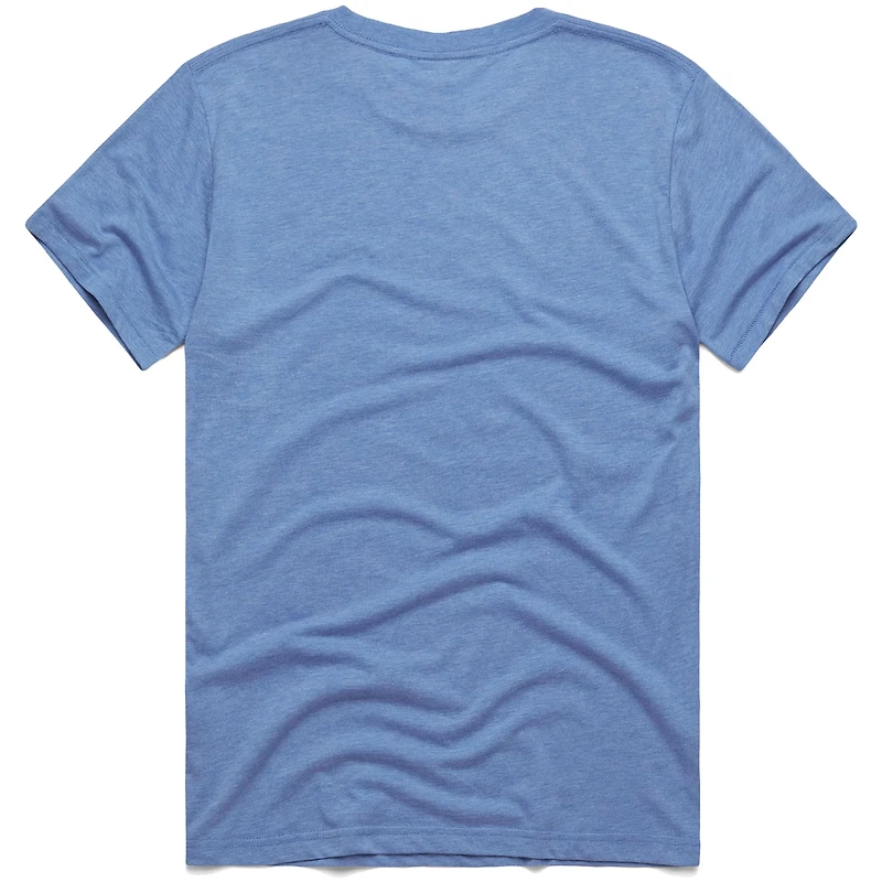 Men's Homage Jackie Robinson Light Blue Brooklyn Dodgers Graphic Player T-Shirt