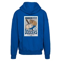 Men's Levelwear  Royal Brooklyn Dodgers Uphill City Core Logo Cooperstown Collection Full-Zip Hoodie