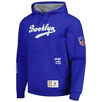 Men's Mitchell & Ness Jackie Robinson Royal Brooklyn Dodgers Cooperstown Collection Legends Fleece Pullover Hoodie