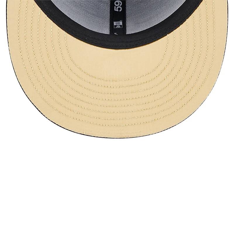 Men's New Era Black Brooklyn Dodgers 59FIFTY Day Allover Fitted Hat