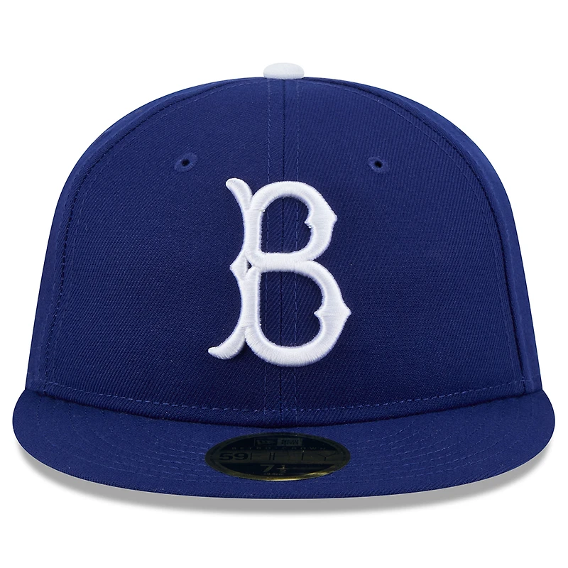 Men's New Era Royal Brooklyn Dodgers 2025 Jackie Robinson Day Retro Crown 59FIFTY Fitted Hat