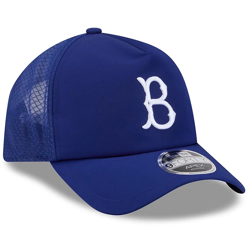 Casquette ajustable New Era Royal Brooklyn Dodgers 2026 pour homme, modèle alternatif d'entraînement au bâton Apex 9FORTY
