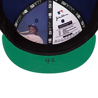 Casquette ajustée New Era Royal Brooklyn Dodgers 2026 Jackie Robinson Day 59FIFTY pour homme