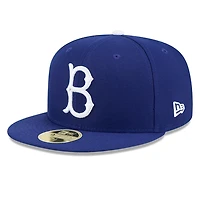 Casquette ajustée 59FIFTY pour homme New Era Royal Brooklyn Dodgers Baseball Hall of Fame
