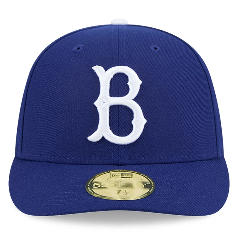 Men's New Era Royal Brooklyn Dodgers Baseball Hall of Fame 59FIFTY Low Profile Fitted Hat