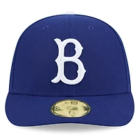 Men's New Era Royal Brooklyn Dodgers Baseball Hall of Fame 59FIFTY Low Profile Fitted Hat