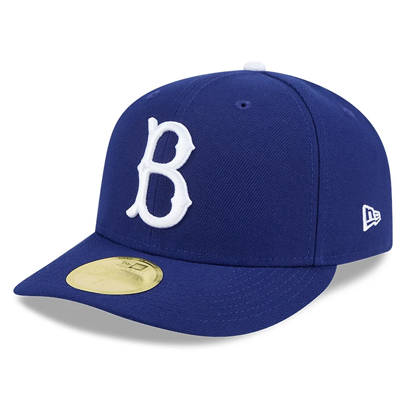 Men's New Era Royal Brooklyn Dodgers Baseball Hall of Fame 59FIFTY Low Profile Fitted Hat