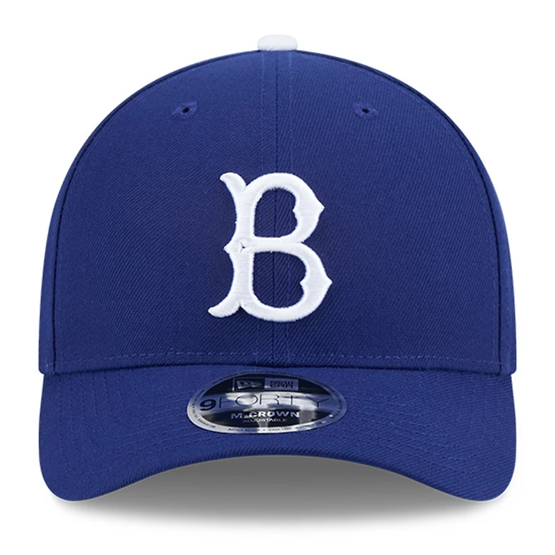 Casquette ajustable 9FORTY M-Crown pour homme New Era Royal Brooklyn Dodgers Baseball Hall of Fame