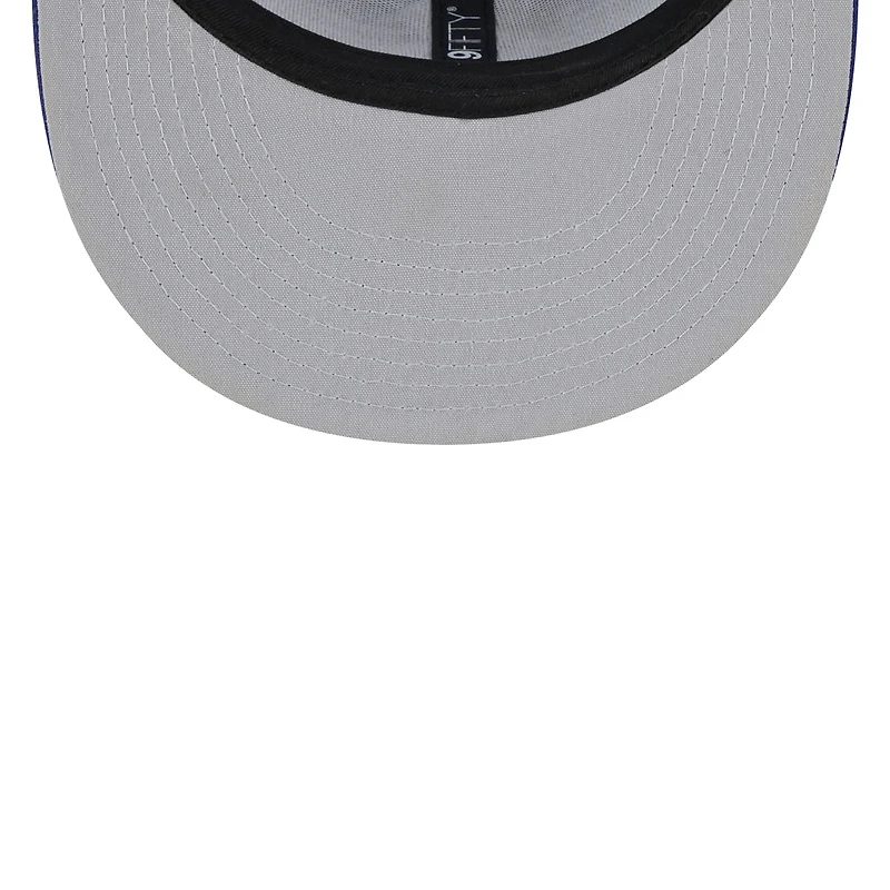 Casquette New Era Royal Brooklyn Dodgers Cooperstown Collection Team Color Trucker 9FIFTY Snapback pour homme