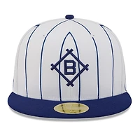 Casquette ajustée New Era 59FIFTY blanche et bleue royale Brooklyn Dodgers, édition 2026, Temple de la renommée du baseball