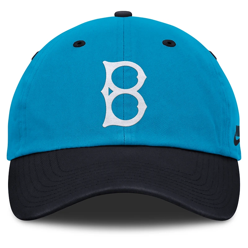 Men's Nike Blue/Navy Brooklyn Dodgers Neon 90s Club Adjustable Hat