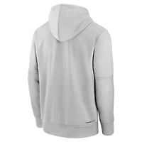 Men's Nike Cream Brooklyn Dodgers Authentic Collection 2026 Jackie Robinson Day Therma-FIT Hoodie