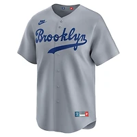 Maillot Nike gris Brooklyn Dodgers Cooperstown Collection Limited pour homme