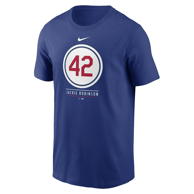 T-shirt homme Nike Jackie Robinson Royal Player Plaque