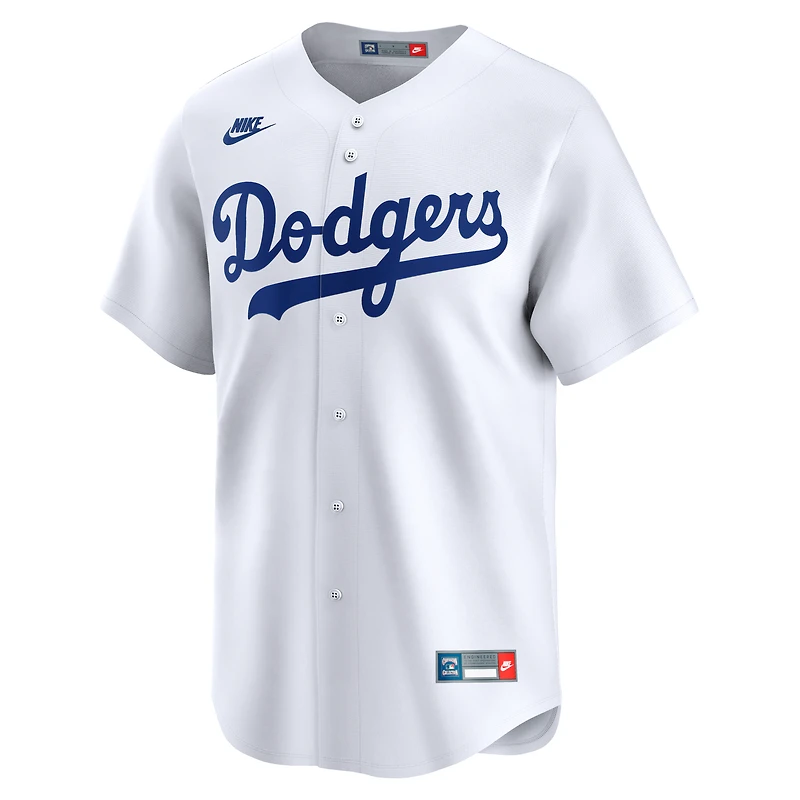 Maillot Nike Jackie Robinson blanc Brooklyn Dodgers Throwback Cooperstown Limited pour homme