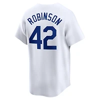 Maillot Nike Jackie Robinson blanc Brooklyn Dodgers Throwback Cooperstown Limited pour homme