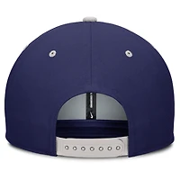 Men's Nike Navy/Silver Brooklyn Dodgers Cooperstown Collection Pro Dri-FIT Snapback Hat