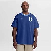 Men's Nike Royal Brooklyn Dodgers Cooperstown Collection Ringer T-Shirt