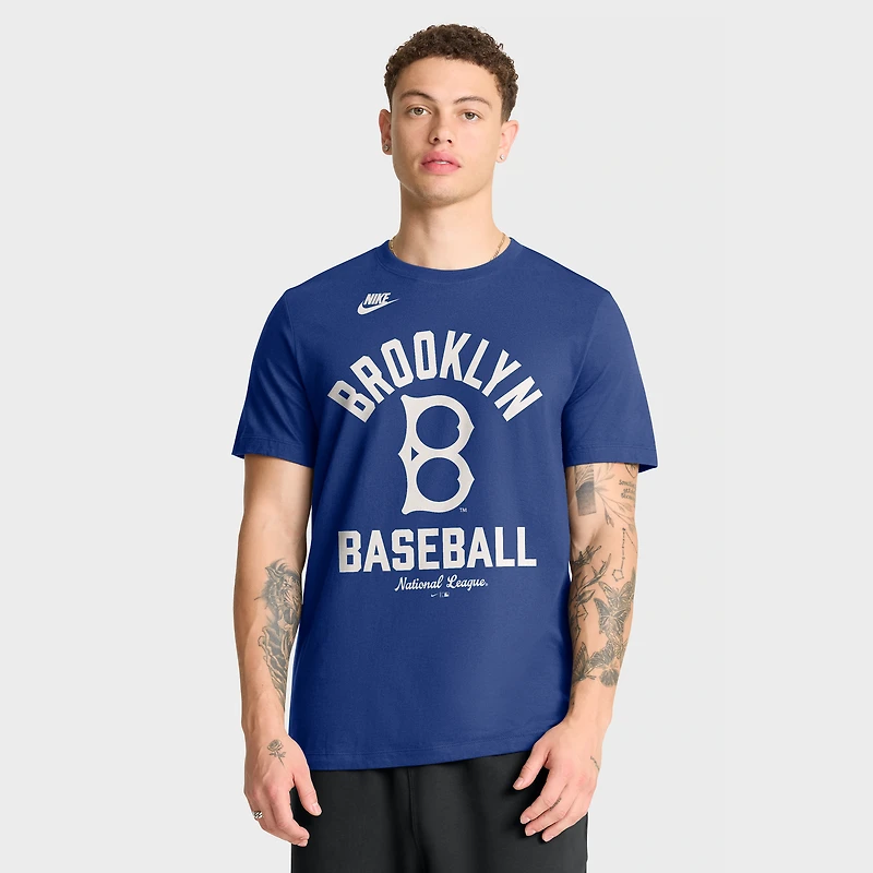 Men's Nike Royal Brooklyn Dodgers Cooperstown Collection T-Shirt