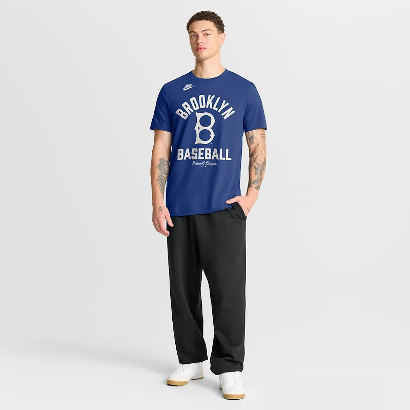 Men's Nike Royal Brooklyn Dodgers Cooperstown Collection T-Shirt