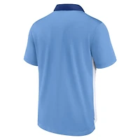 Polo Nike Rewind Stripe blanc/bleu clair pour homme