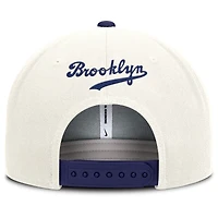 Men's Nike White/Royal Brooklyn Dodgers Cooperstown Collection Pro Dri-FIT Snapback Hat